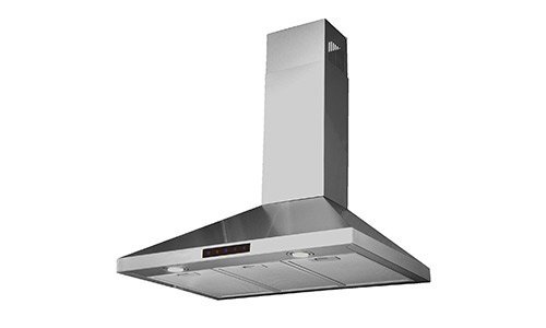 Kitchen Bath Collection STL75-LED Stainless Steel Wall-Mounted Kitchen Exhaust Fan