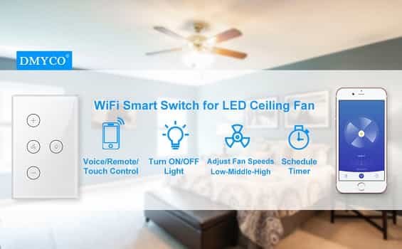 <strong>DYMCO Smart WiFi Fan Light Switch</strong>