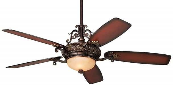 Casa Vieja Old Fashioned Vintage Ceiling Fan with Light and Remote