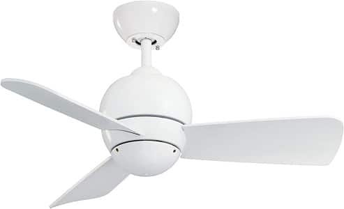 <strong>Emerson Modern Low Profile White Ceiling Fans</strong>