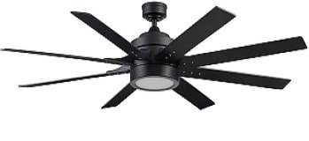Honeywell Xerxes 62 Inch Matte Black Ceiling Fan